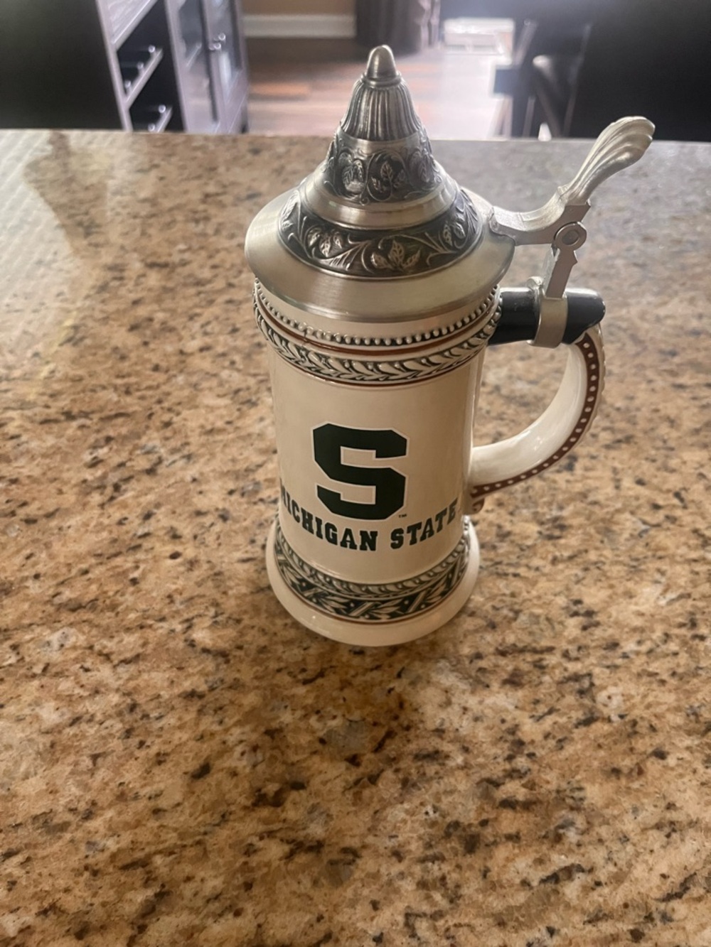 Michigan State Spartans beer stein